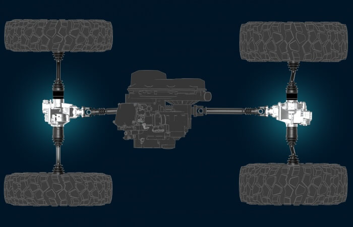 4x4 s blokadom